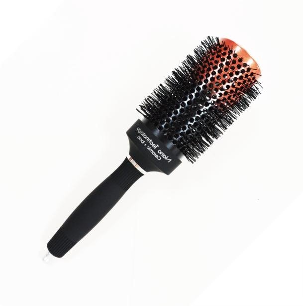 Escova Térmica Cerâmica + ion  vermelho / preta