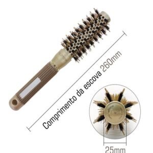 Escova nano Tecnology Cerâmica dourada n°25