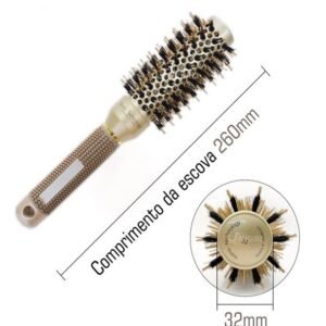 Escova nano Tecnology Cerâmica dourada n°32