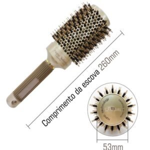 Escova nano Tecnology Cerâmica dourada n°53