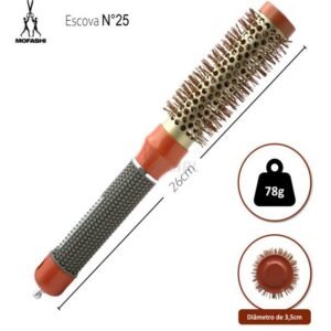 Escova Térmica Laranja n°25
