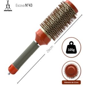 Escova Térmica Laranja n°43
