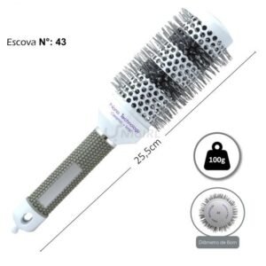 Escova Térmica Cerâmica + ion / n°43