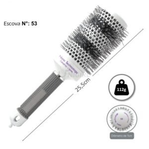 Escova Térmica Cerâmica + ion / n°53
