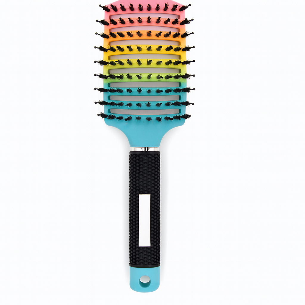 Escova raquete color c/ javali