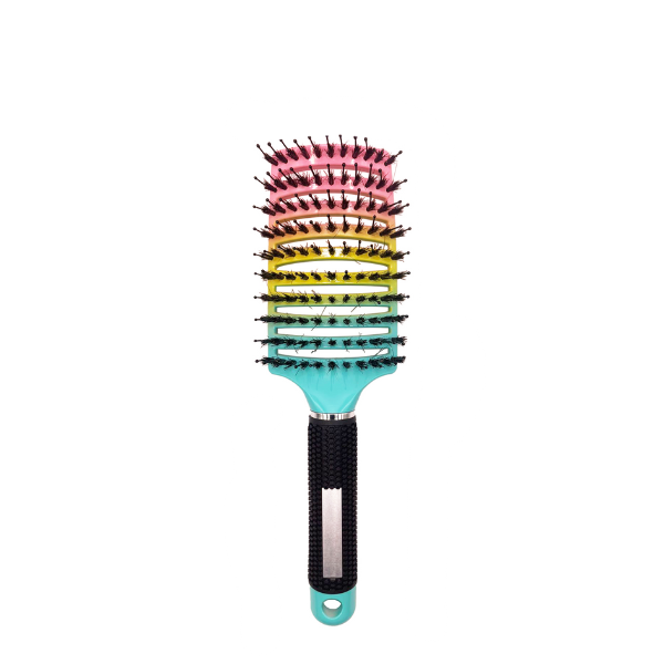 Escova raquete color c/ javali